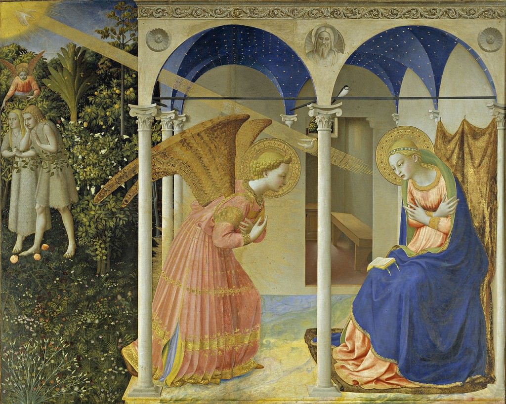 Beato Angelico Annunciazione cctm arte a noi piace leggere