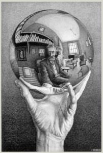 Escher 1935 cartesio cogito ergo sum cctm 