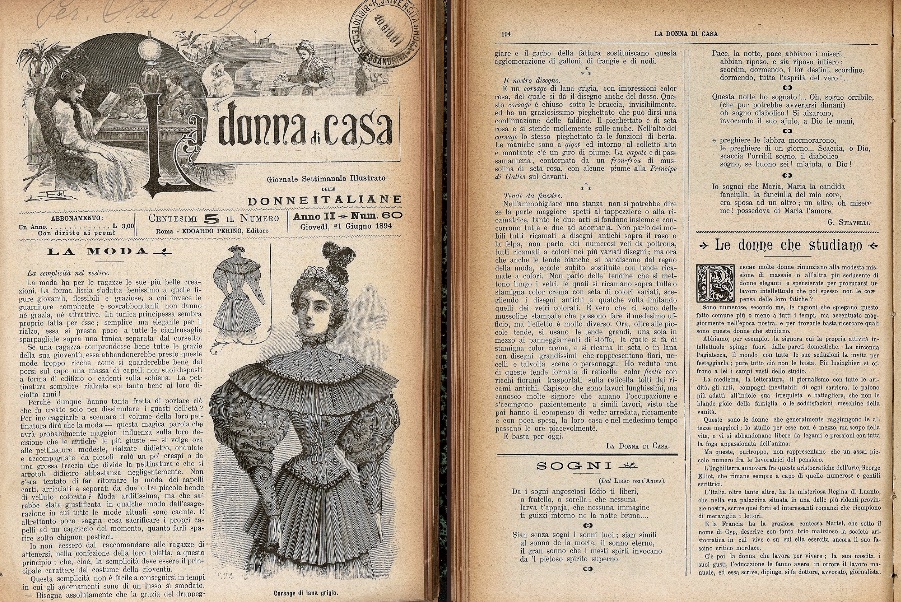 la donna di casa giornale settimanale illustrato delle donne italiane cctm caracas giornali femminili 