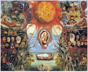 Frida Kahlo Mose 1945 nucleo solare cctm caracas utero gravidanza