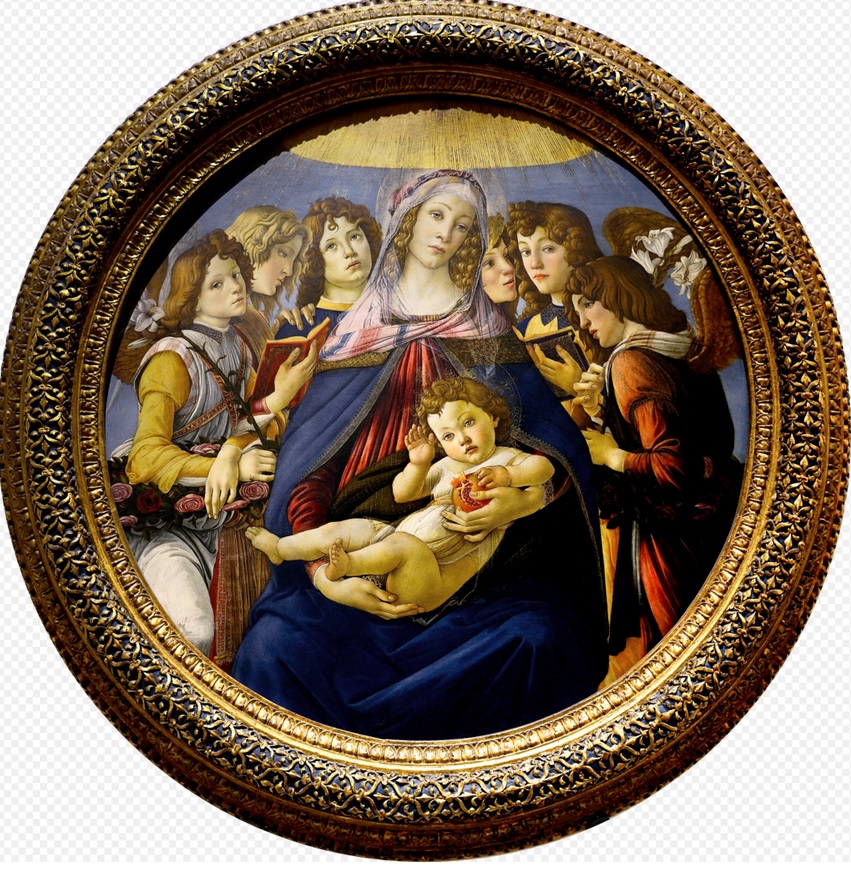 melagrana madonna della Melegrana sandro botticelli uffizi firenze arte capolavori italia cctm amore cultura bellezza poesia 