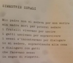 Gabriella Montanari poesia italia cctm a noi piace leggere gatti