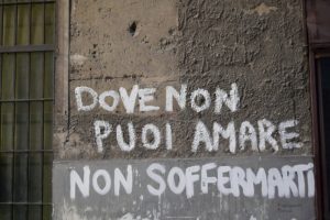 scritto sui muri - Palermo cctm a noi piace leggere amore