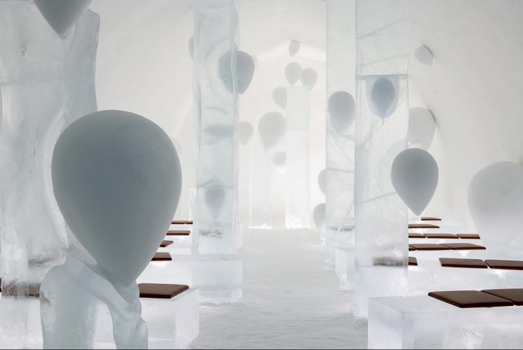 Maurizio Perron scultura icehotel svezia cctm a noi piace leggere ghiaccio