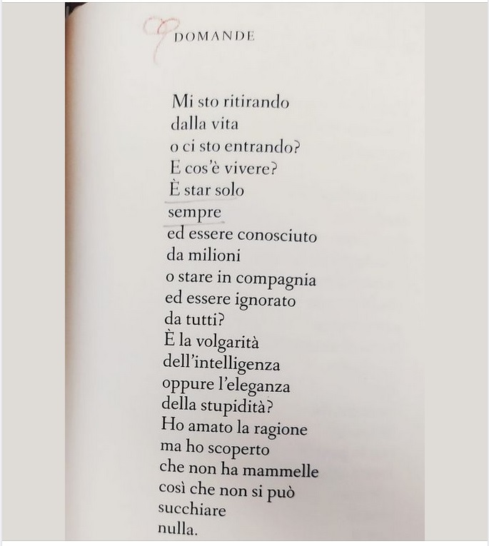 Alberto Moravia Domande poesia italia cctm a noi piace leggere
