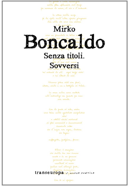 Mirko Boncaldo poesia italia cctm a noi piace leggere mano