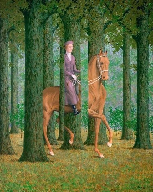 René Magritte pittura surrealismo Le Blanc Seing cctm a noi piace leggere