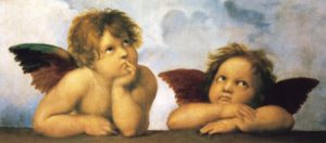 gli angioletti di Raffaello Madonna Sistina capolavori rinascimento pittura italia cctm a noi piace leggere