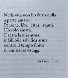 Stefano Curreli poesia vita amare libri persone tempo cctm a noi piace leggere