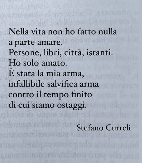 Stefano Curreli poesia vita amare libri persone tempo cctm a noi piace leggere