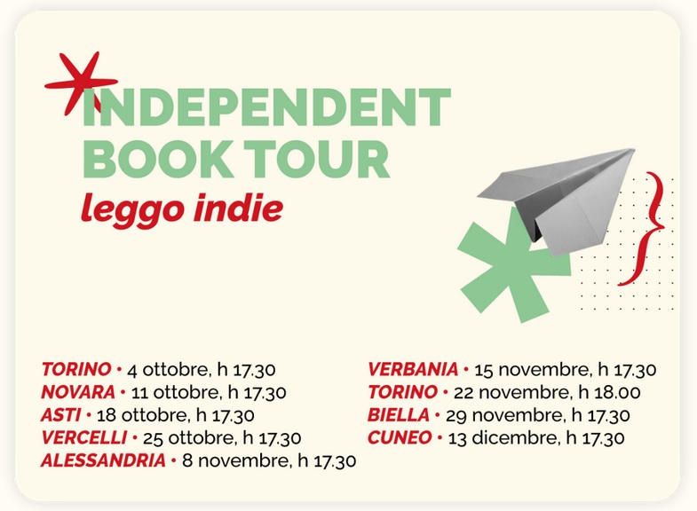 Independent Book Tour 2025 Hangar del Libro Salone Internazionale del Libro di Torino Fondazione Circolo dei lettori Exlibris20