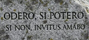 Ovidio Ti odierò Odero, si potero Amores odio amore latino poesia cctm a noi piace leggere