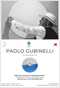 Paolo Gubinelli (Italia) pittura mostra Trani biblioteca comunale Giovanni Bovio cctm arte pittura