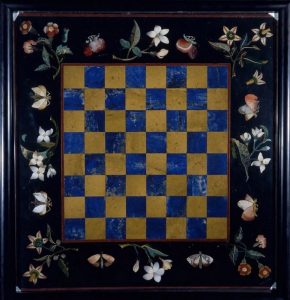 Jacopo Ligozzi Giovan Battista Sassi Scacchiera con fiori e farfalle arte Palazzo Pitti Firenze cctm a noi piace leggere art Florence Chessboard