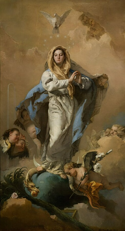 Giambattista Tiepolo Immacolata Concezione Museo del Prado Madrid capolavori arte pittura cctm