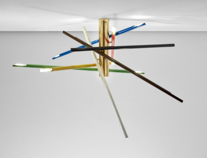 Gino Sarfatti (Italia) design Arteluce lampadario cctm a noi piace leggere