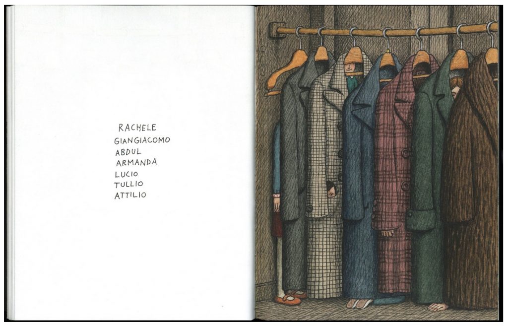 Franco Matticchio, from Bambini nascosti, Vanvere, 2023 – texts by Vincenzo Mollica hidden child cctm a noi piace leggere disegnatori