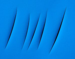 Lucio Fontana (Italia) Concetto Spaziale, Attese tagli pittura arte cctm a noi piace leggere