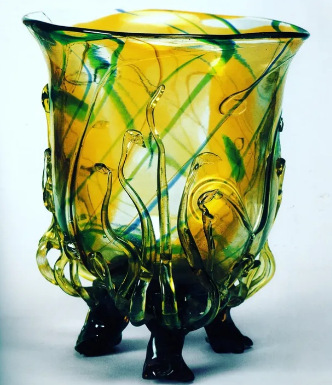 Hans Stoltenberg Lerche per Fratelli Toso vetro murano liberty cctm a noi piace leggere
