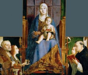 Antonello da Messina (Italia) Pala di San Cassiano pittura arte capolavori cctm a noi piace leggere