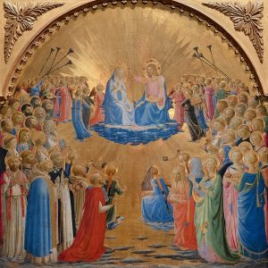 Beato Angelico Incoronazione della Vergine Giovanni da Fiesole Galleria degli Uffizi Firenze cctm art italy capolavori pittura
