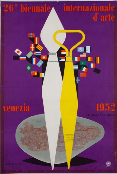 Erberto Carboni (Parma, 1899 – Milano, 1984) è stato un architetto, designer e pubblicitario italiano italia Biennale Internazionale d'Arte di Venezia cctm a noi piace leggere