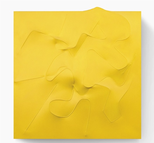 Agostino Bonalumi (Italia) giallo art pittura italia cctm a noi piace leggere