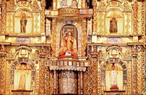 Barocco Andino San Giovanni Battista di Huaro Perù cctm arte a noi piace leggere