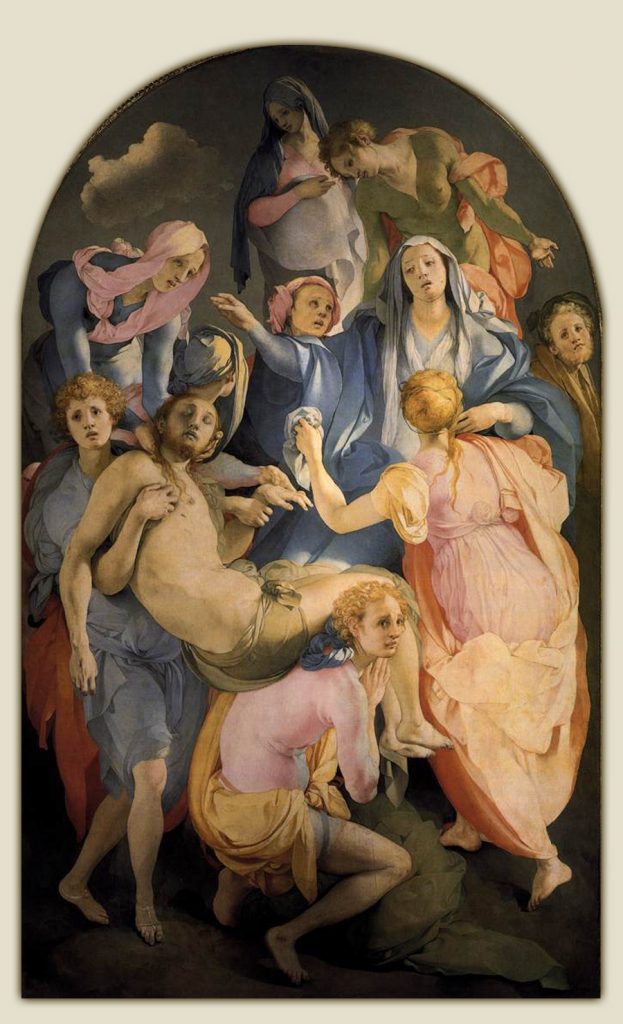 Jacopo da Pontormo (Italia) Deposizione Manierismo pittura arte Firenze cctm a noi piace leggere capolavori