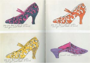 Andy Warhol e la moda scarpe arte contemporanea cctm a noi piace leggere