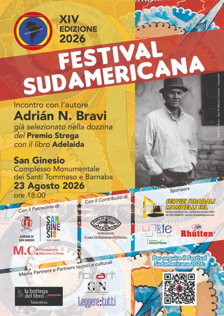 Festival Sudamericana 2026 arte emozioni tango cultura cctm a noi piace leggere San Ginesio Rita Bompadre e Matteo Marangoni