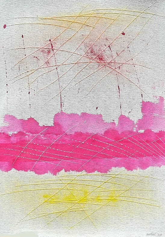 Paolo Gubinelli (Italy) art Graffi su carta pittura cctm a noi piace leggere