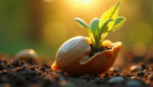 Enrica Tesio L'amore ha la forma di un nocciolo mano seme vita amuleto sole cctm a noi piace leggere
